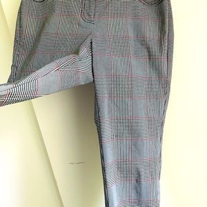 SOHO APPAREL Women's Stretch Plaid Pants -4P